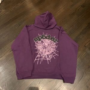 Sp5der web hoodie Purple size XL Brand New